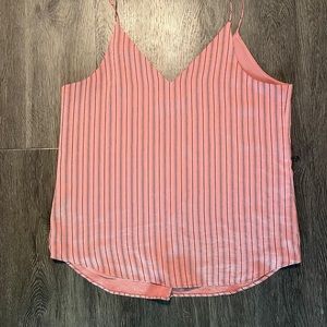 **LIKE NEW** Mauve Pin Stripe  Express Flow Tank M